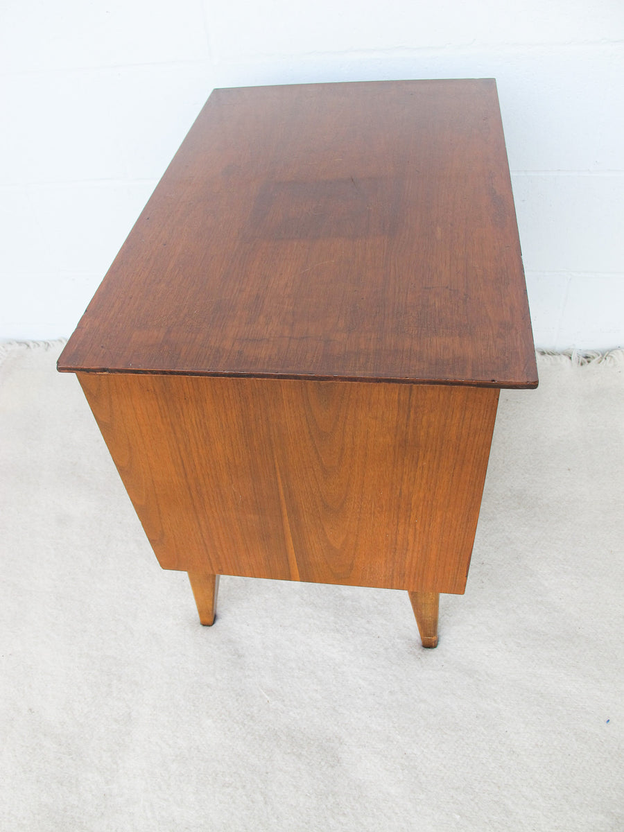 Midcentury Wood Bedside Table Nightstand