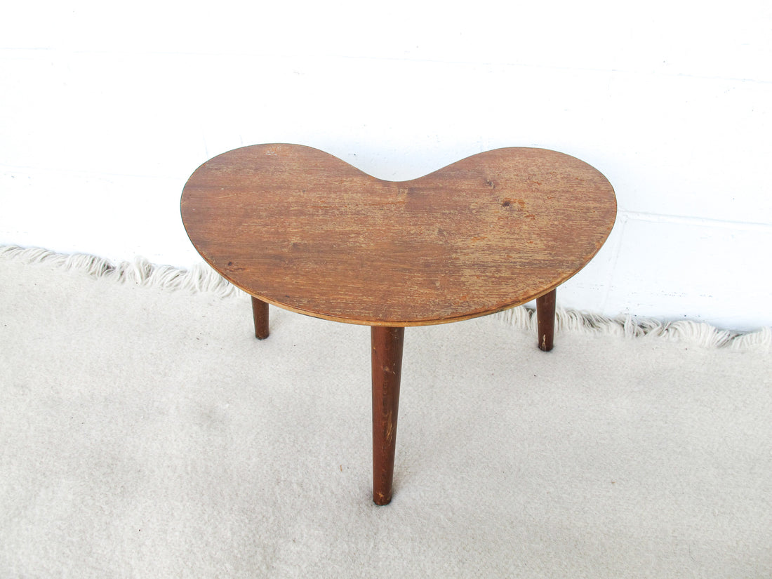 Midcentury Wood Table Plant Stand