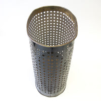 Vintage Black Metal Weibro Wastebasket