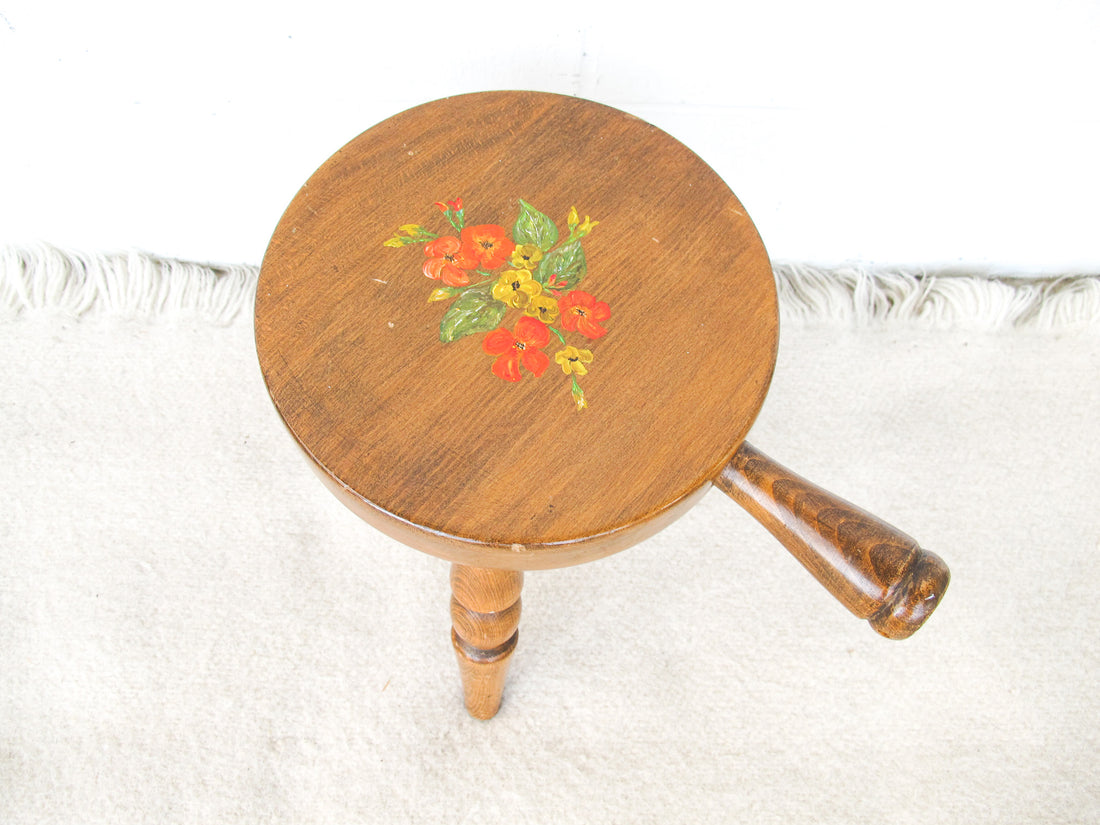 Japanese Wood Milk Stool L Segundo CA