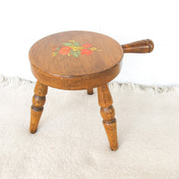 Japanese Wood Milk Stool L Segundo CA