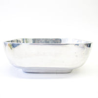 Old Town Imports Pewter Rounded Square Serving Bowl Dish