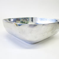 Old Town Imports Pewter Rounded Square Serving Bowl Dish