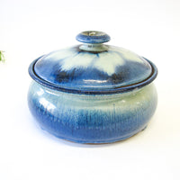 Blue Burst Ceramic Baking Dish