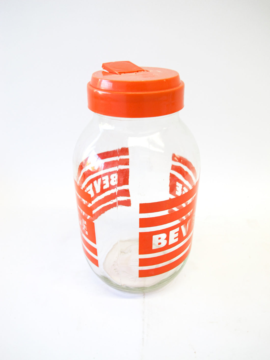 Retro Beverage Glass Container