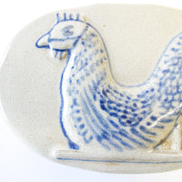 Ceramic Stoneware Japanese Studio Pottery Rooster Box