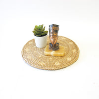 Egyptian Brass Head on Onxy Base