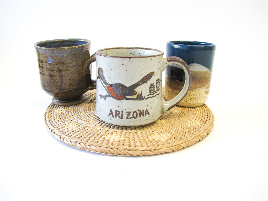 Vintage Studio Pottery Ceramic Mugs