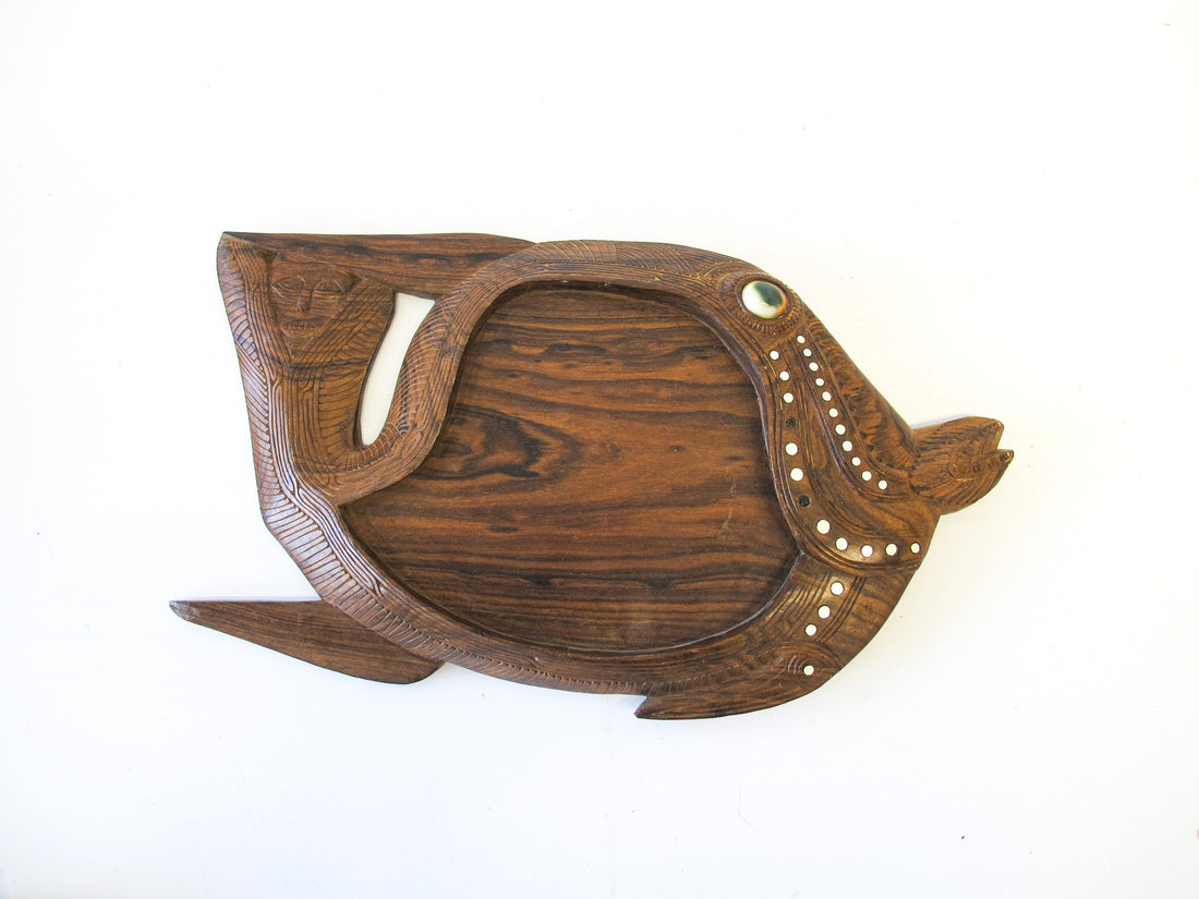 Carved Wood African Fish Bookends – Portland Revibe