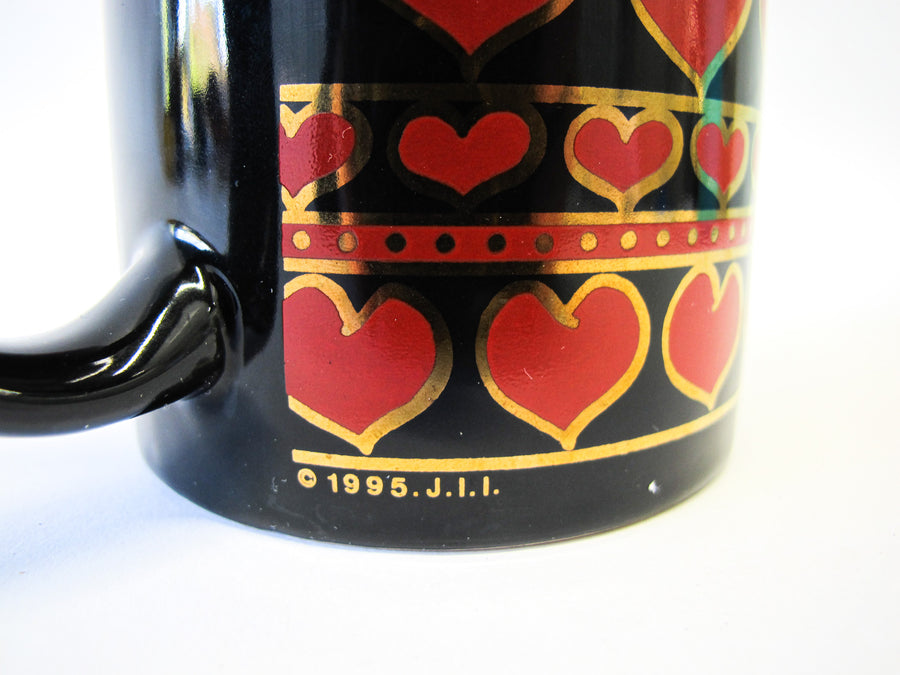 90's Heart Mug 1995 J. I.I.