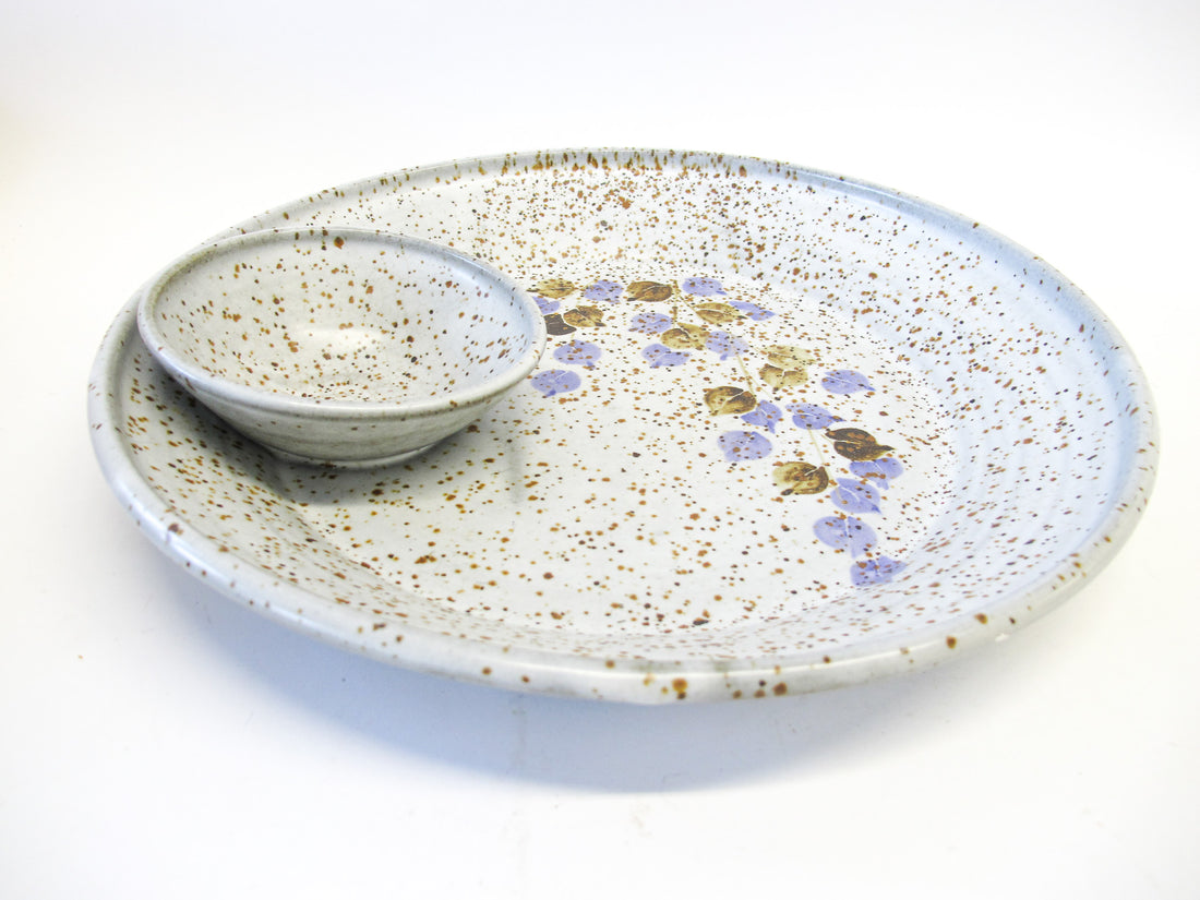 Earthstone Ceramic Speckled Platter