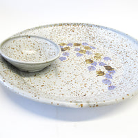 Earthstone Ceramic Speckled Platter