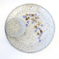 Earthstone Ceramic Speckled Platter