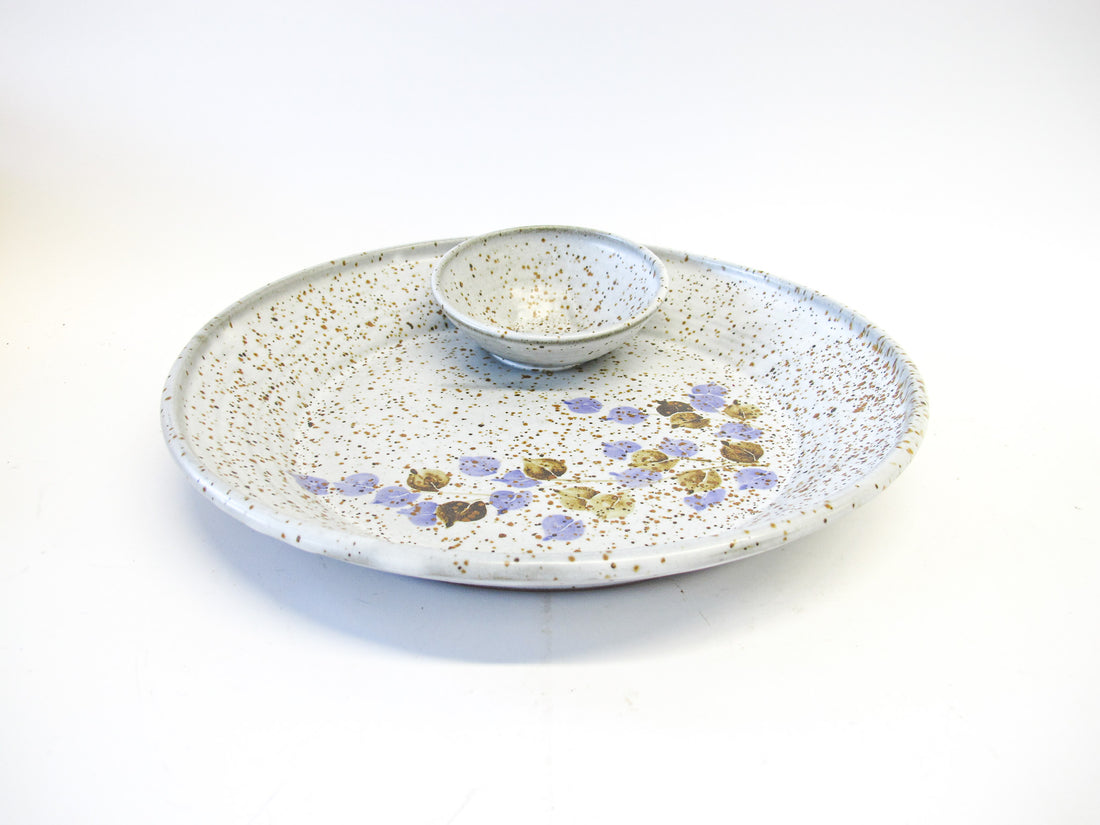 Earthstone Ceramic Speckled Platter