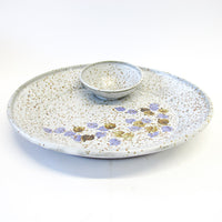 Earthstone Ceramic Speckled Platter