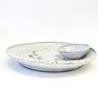 Earthstone Ceramic Speckled Platter