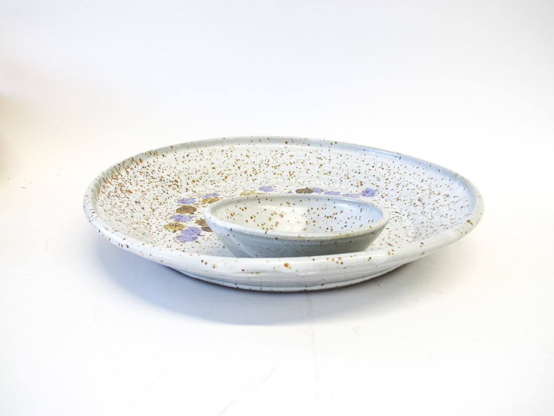 Earthstone Ceramic Speckled Platter