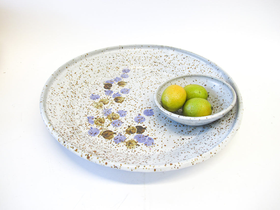 Earthstone Ceramic Speckled Platter