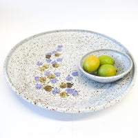 Earthstone Ceramic Speckled Platter