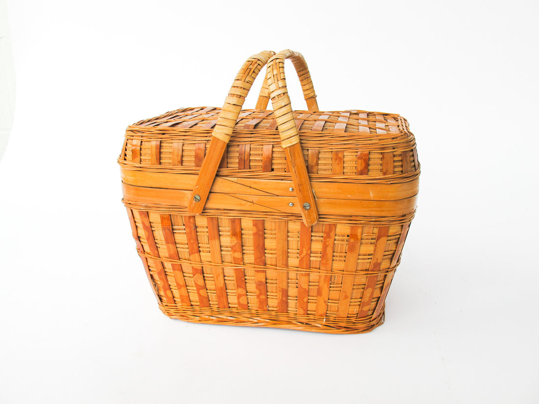 Woven Vintage Wicker Basket