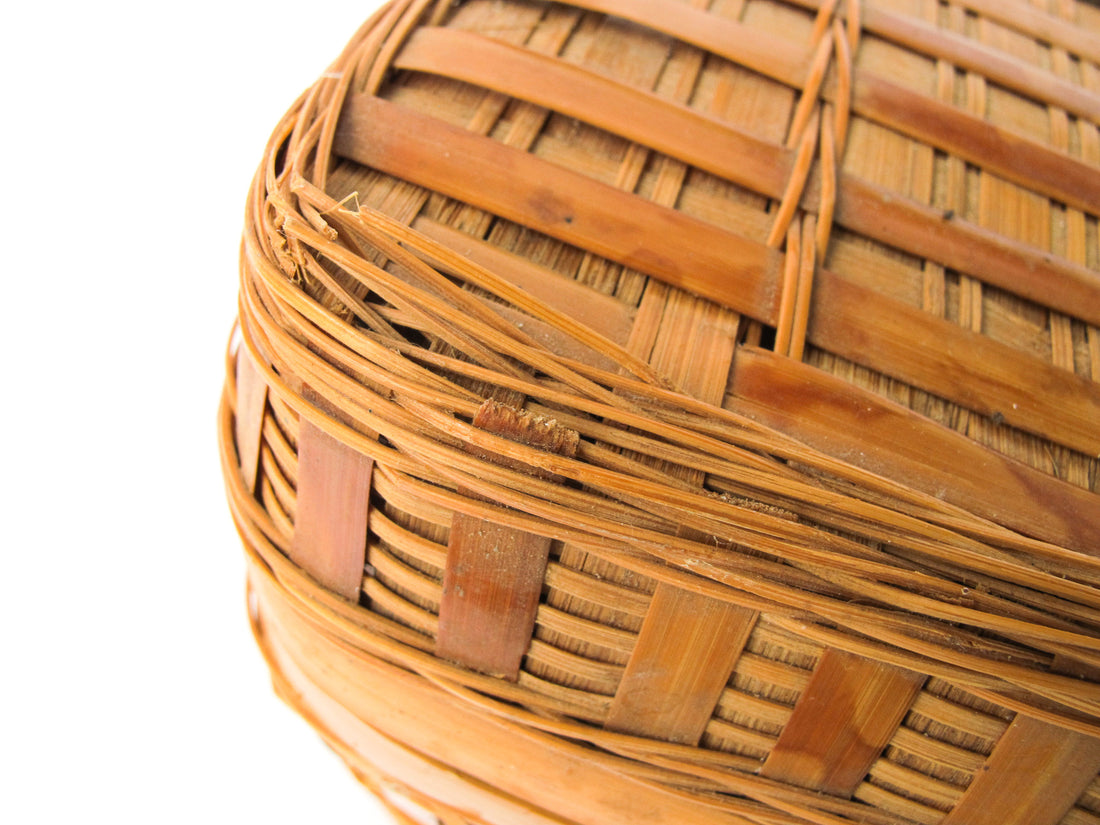 Woven Vintage Wicker Basket