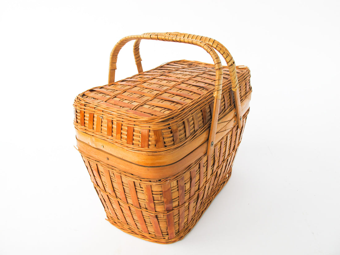 Woven Vintage Wicker Basket