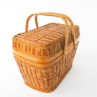 Woven Vintage Wicker Basket