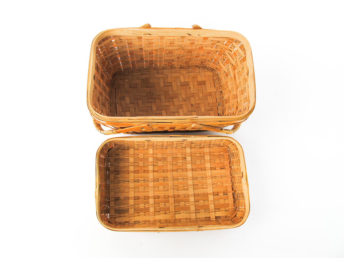 Woven Vintage Wicker Basket