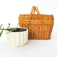 Woven Vintage Wicker Basket