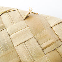 Woven Palm Frond Square Box Oahu Hawaii