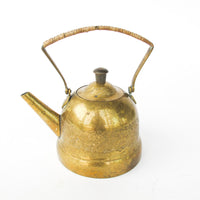 Brass Etched Indian Tea Pot