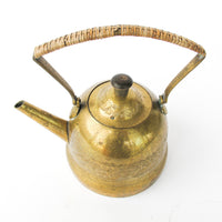 Brass Etched Indian Tea Pot