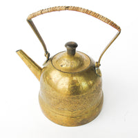 Brass Etched Indian Tea Pot