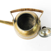 Brass Etched Indian Tea Pot