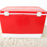 Retro Red and Blue Coleman Cooler (Sold Separately)