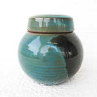 studio pottery ginger jar ceramic canister