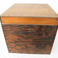 Wood File Card Cabinet with 6 Drawers