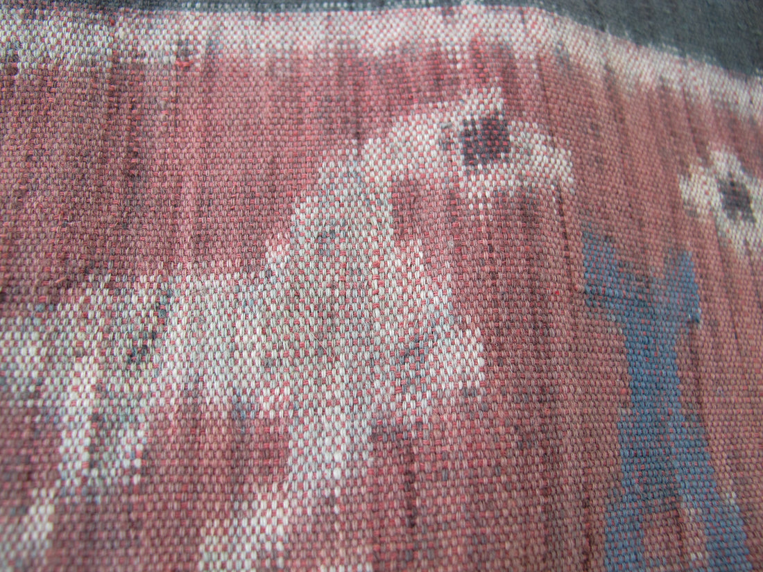 Traditional Ikat Blanket Fabric Sumba Island Indonesia