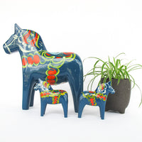 Olsson Swedish Wood Dala Horses (Each Sold Separately)