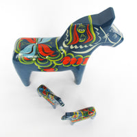 Olsson Swedish Wood Dala Horses (Each Sold Separately)