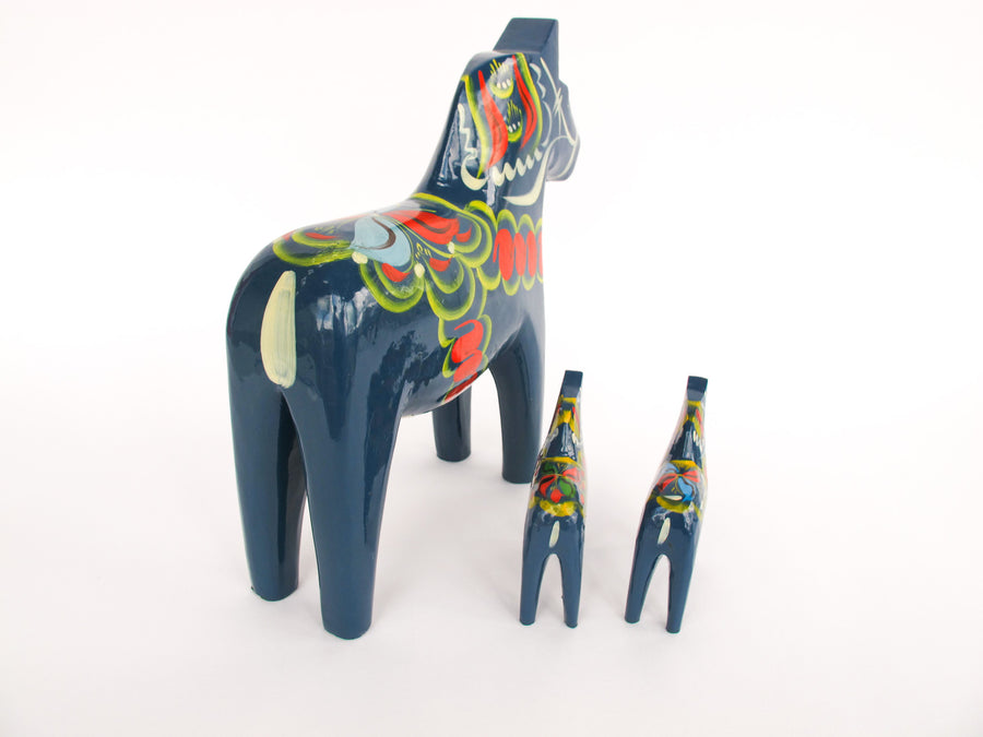 Olsson Swedish Wood Dala Horses (Each Sold Separately)