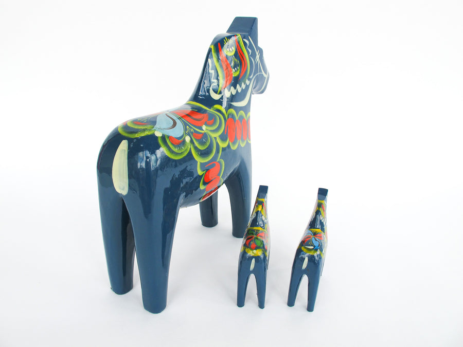 Olsson Swedish Wood Dala Horses (Each Sold Separately)