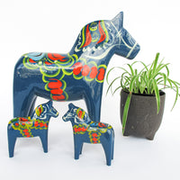 Olsson Swedish Wood Dala Horses (Each Sold Separately)