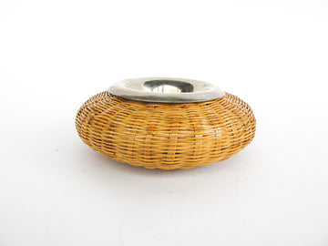 Woven Metal Rattan Nesting Metal Bowl