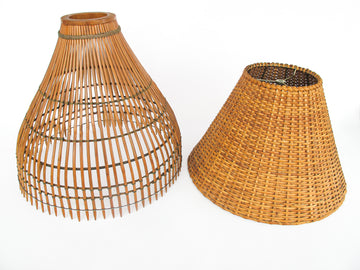 Wicker Woven Lamp Shades (Sold Separately)