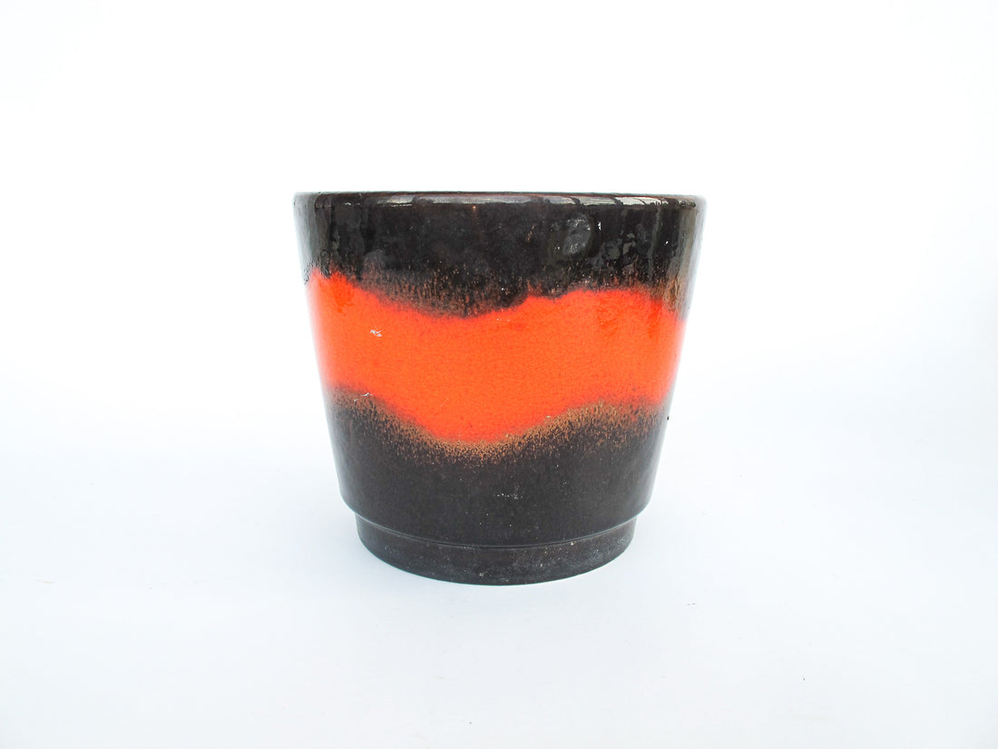 west german pottery plant pot Volcano Glaze West German and Midcentury Pottery Ceramic Plant Pots (S – Portland Revibe