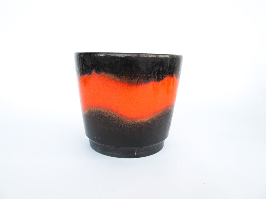 Volcano Glaze West German and Midcentury Pottery Ceramic Plant Pots 