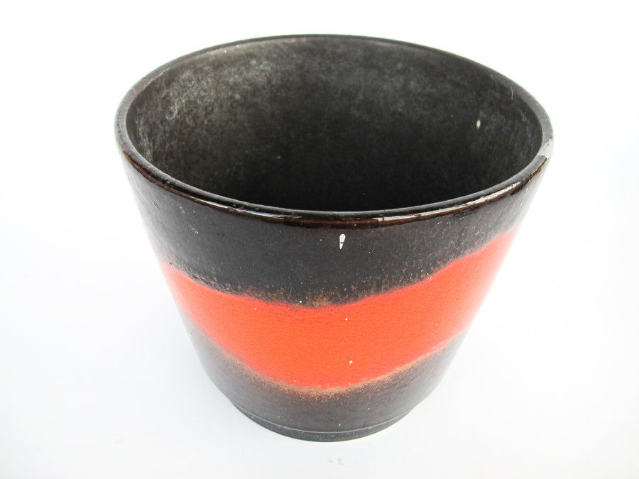 Volcano Glaze West German and Midcentury Pottery Ceramic Plant Pots 