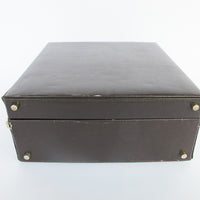 Travel Bar Suitcase with Metal Servingware
