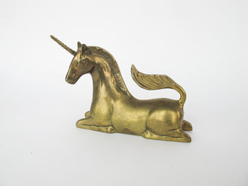 Brass Vintage Unicorn